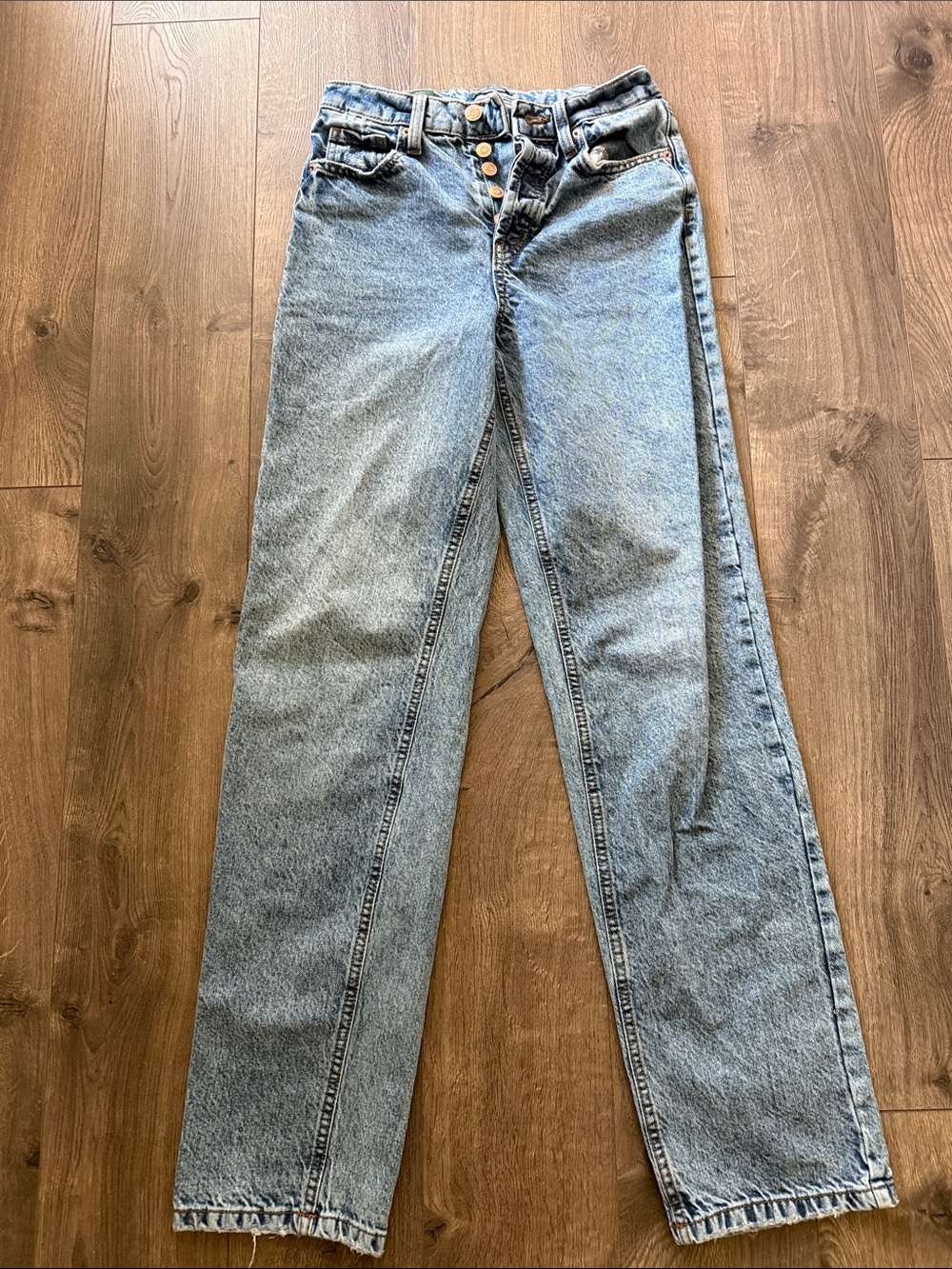 wild fable Light Blue Straight Leg Jeans